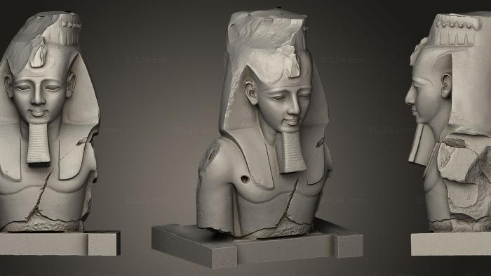 Египетские статуи и рельефы